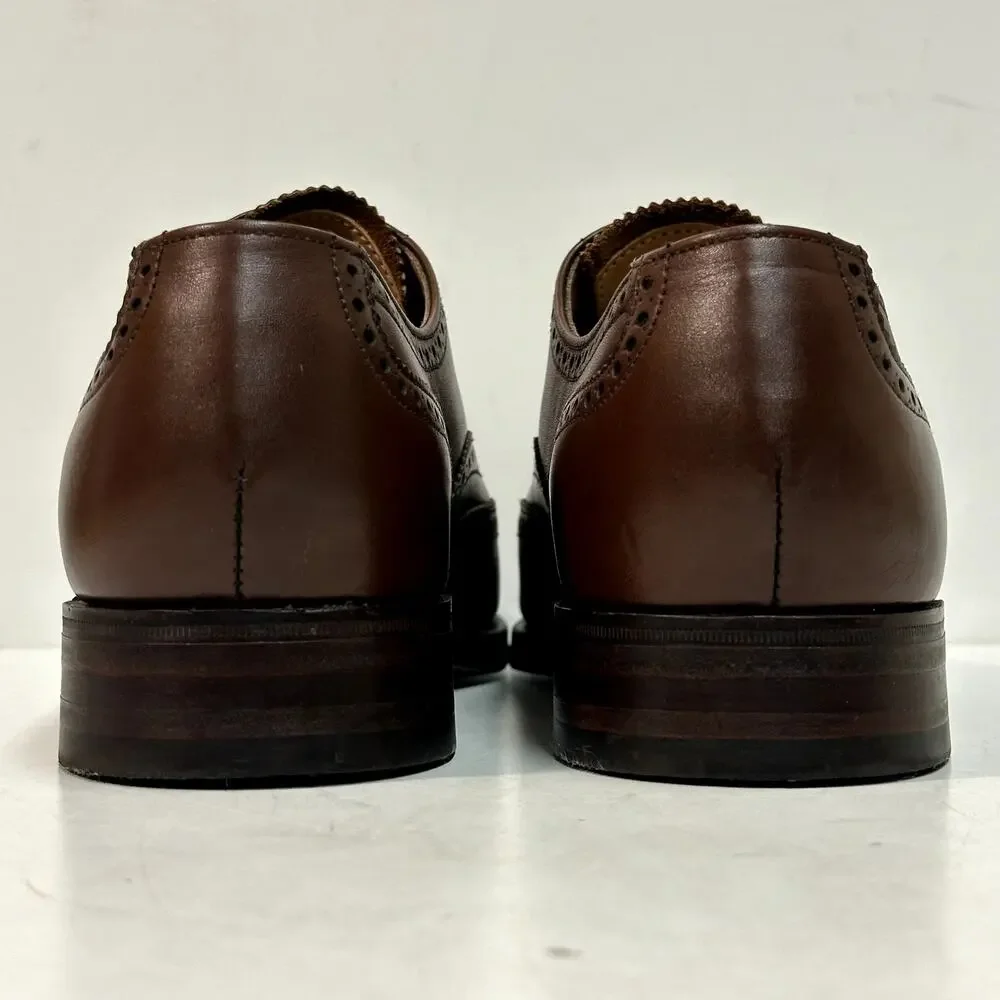 NEW HEELS Alfred Sargent x Polo Ralph Lauren Oxford Bal Wingtip England 8.5 D